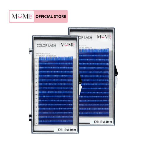 Color Lash Blue Colored Eyelash Extensions