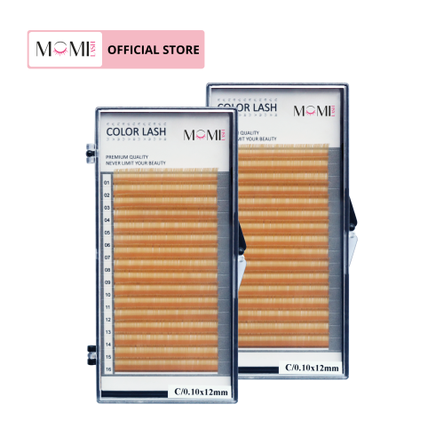 Color Lash Gold Colored Eyelash Extensions