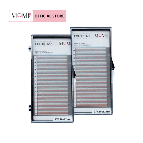 Color Lash Light Blue Colored Eyelash Extensions