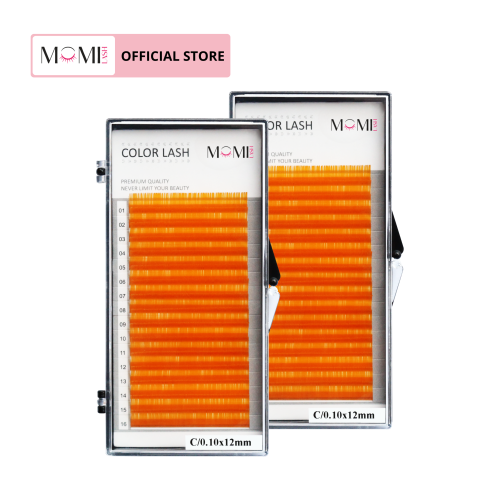 Color Lash Orange Eyelash Extensions