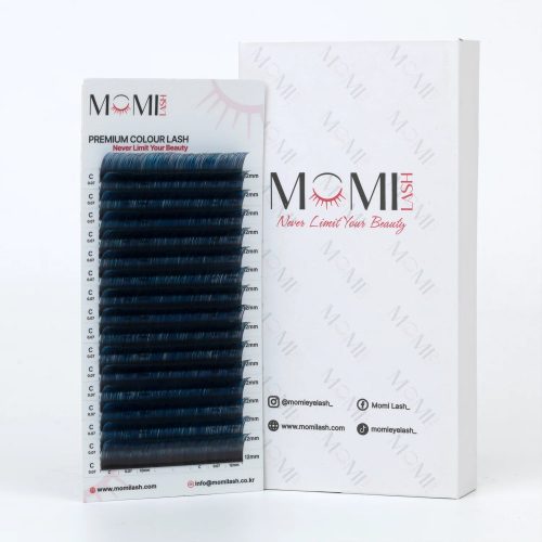 Premium Green Blue Two-Tone Colour Lash Extensions | MOMI Lash Professional