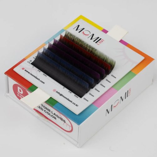 Luxury Two-Tone Color Lash Extensions – D Curl | MOMI Lash Professional