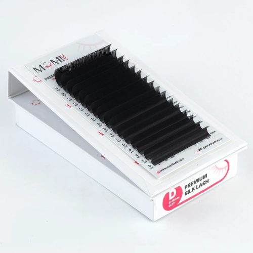 MOMILASH Premium Silk Lash Extensions – D Curl